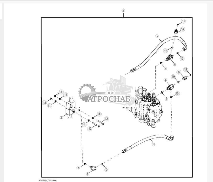 Комплект клапана стабилизации качания 